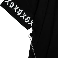 LISTEN FLAVOR Binding Kiss Hug Big Top with Chain