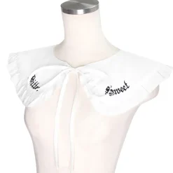 LISTEN FLAVOR Bitter Sweet Ribbon Frill Collar