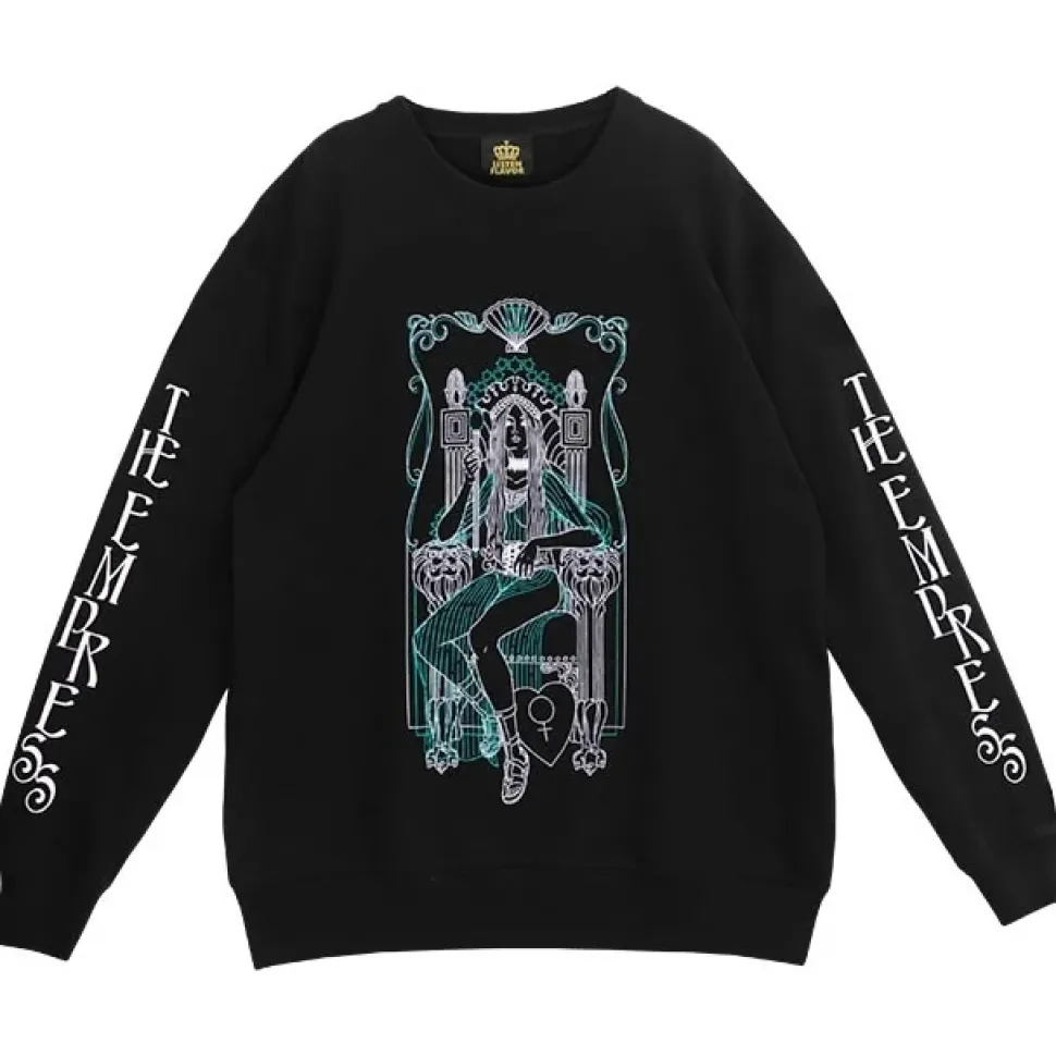 LISTEN FLAVOR Black Empress Tarot Pullover