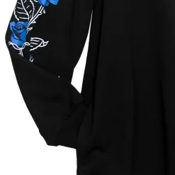 LISTEN FLAVOR Blue Rose Capsule Sweatshirt Black