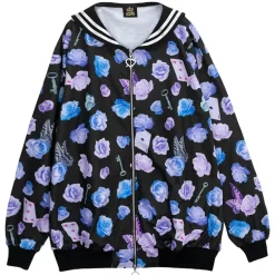 LISTEN FLAVOR Blue Rose Sailor Blouson
