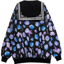 LISTEN FLAVOR Blue Rose Sailor Blouson