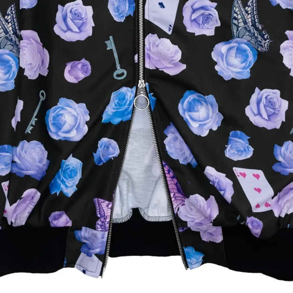 LISTEN FLAVOR Blue Rose Sailor Blouson