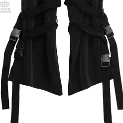 LISTEN FLAVOR Bondage Cargo Pants w/ Chain Suspenders