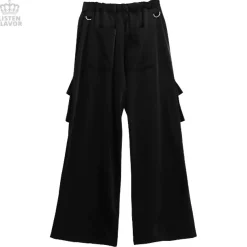 LISTEN FLAVOR Bondage Cargo Pants w/ Chain Suspenders