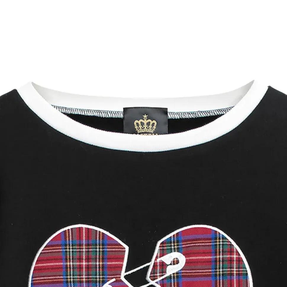 LISTEN FLAVOR Broken Heart Pullover