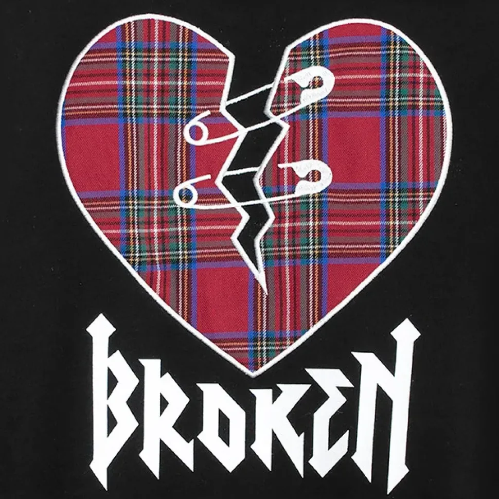LISTEN FLAVOR Broken Heart Pullover