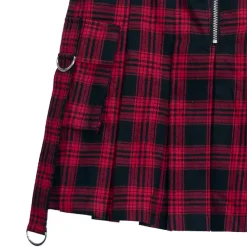 LISTEN FLAVOR Cargo Pocket Pleated Skirt