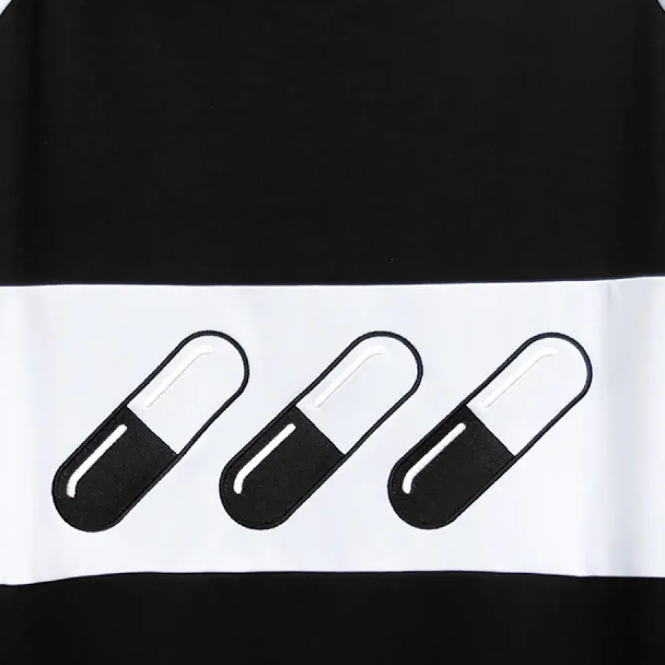 LISTEN FLAVOR Cat Ear Capsule Mesh Jersey Hoodie