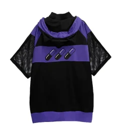 LISTEN FLAVOR Cat Ear Capsule Mesh Jersey Hoodie