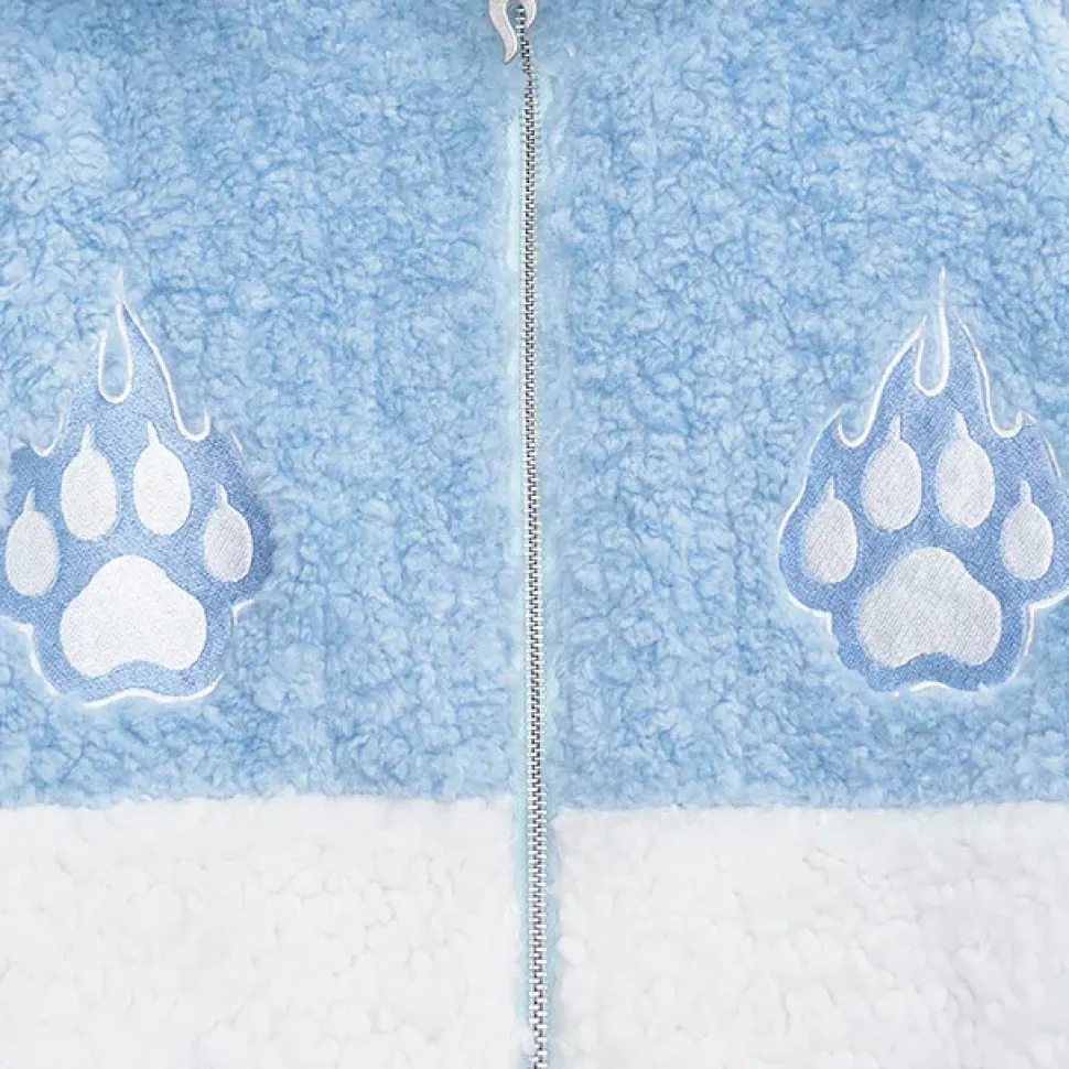 LISTEN FLAVOR Cat Ear Fire Boa Blouson