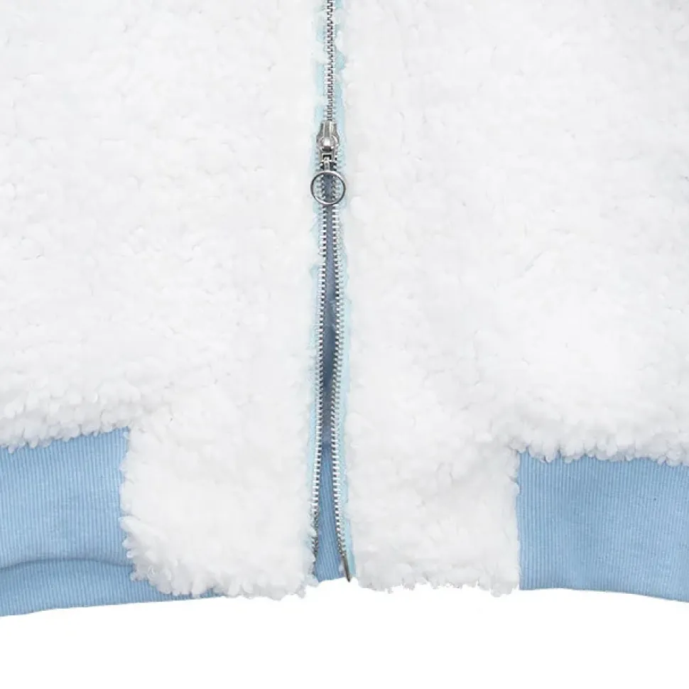 LISTEN FLAVOR Cat Ear Fire Boa Blouson