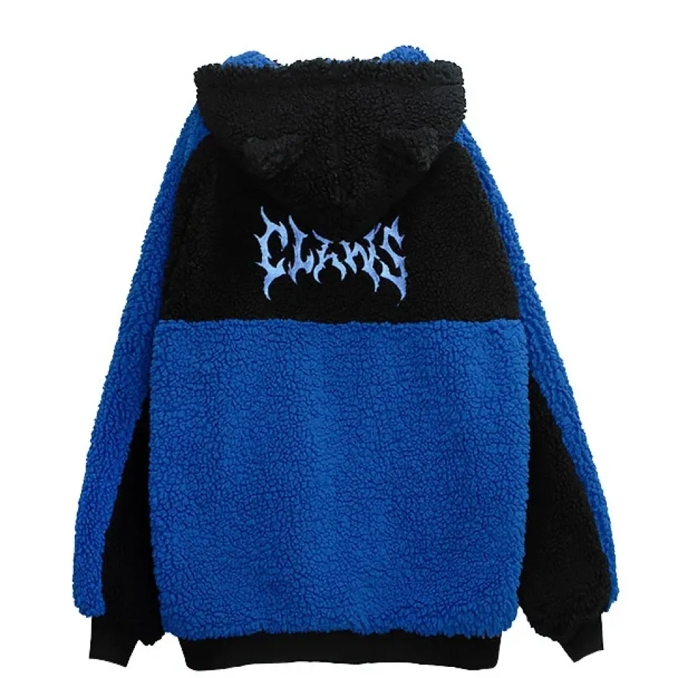 LISTEN FLAVOR Cat Ear Fire Boa Blouson