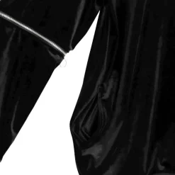 LISTEN FLAVOR Cat Eye Velour Half-Zip Pullover