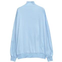 LISTEN FLAVOR Cat is Watching Half-Zip Pullover