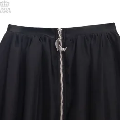 LISTEN FLAVOR Center Zip Hemline Skirt