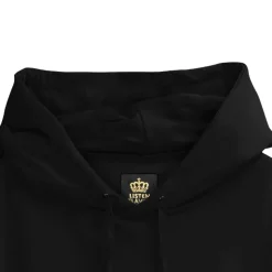 LISTEN FLAVOR Chandelier Lace-Up Sleeve Hoodie