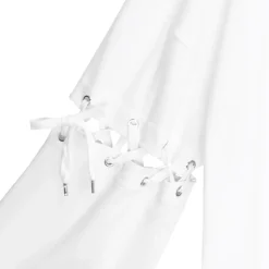 LISTEN FLAVOR Chandelier Lace-Up Sleeve Hoodie