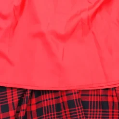 LISTEN FLAVOR Checkered Maxi Skirt