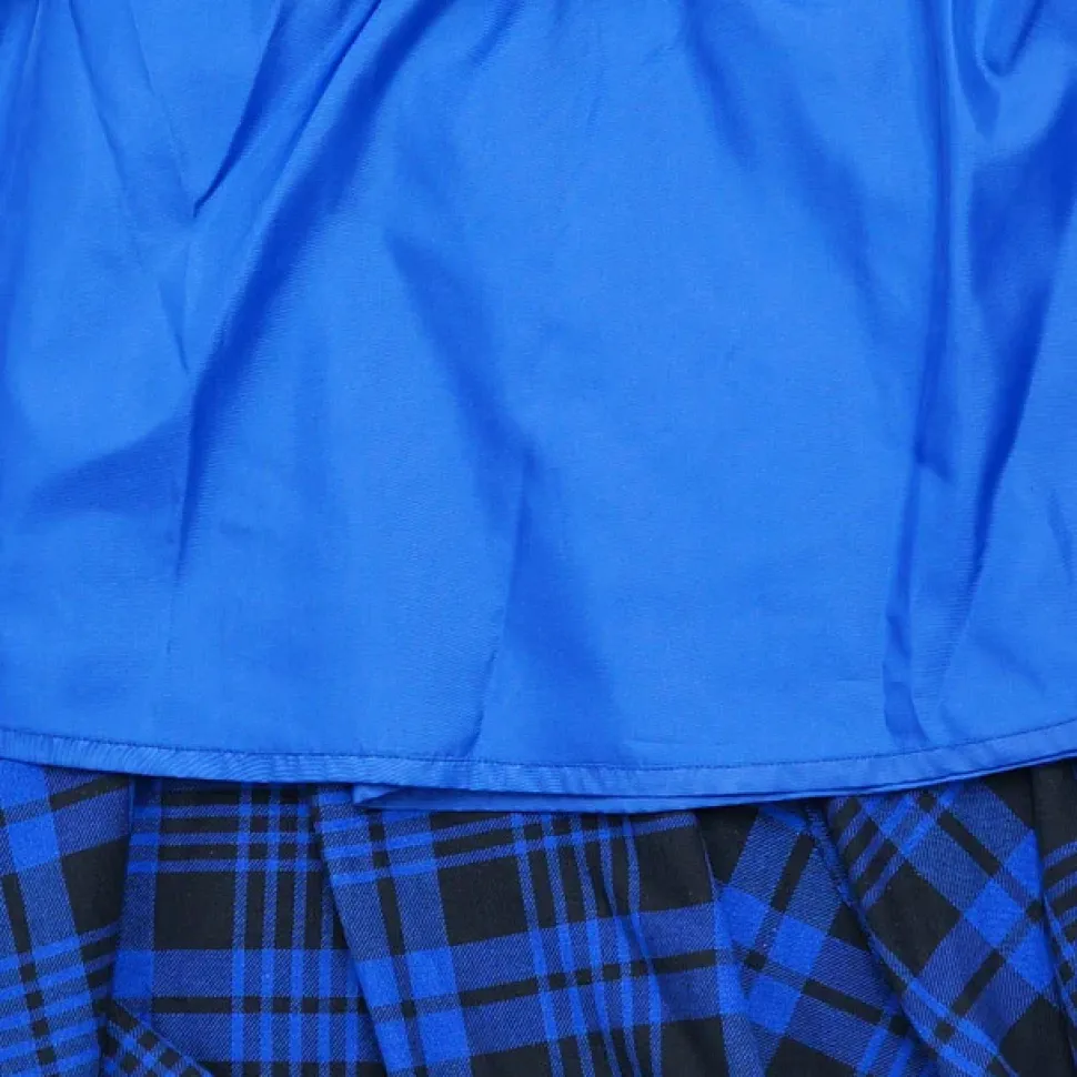 LISTEN FLAVOR Checkered Maxi Skirt