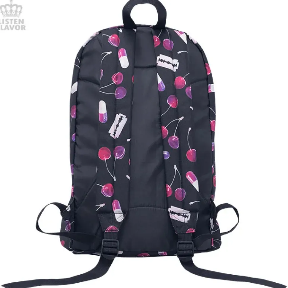 LISTEN FLAVOR Cherry Backpack
