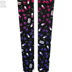 LISTEN FLAVOR Cherry Knee-High Socks