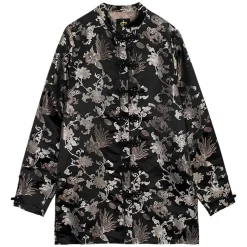 LISTEN FLAVOR China Brocade Shirt