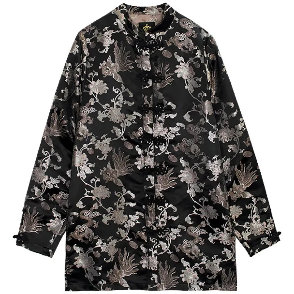 LISTEN FLAVOR China Brocade Shirt