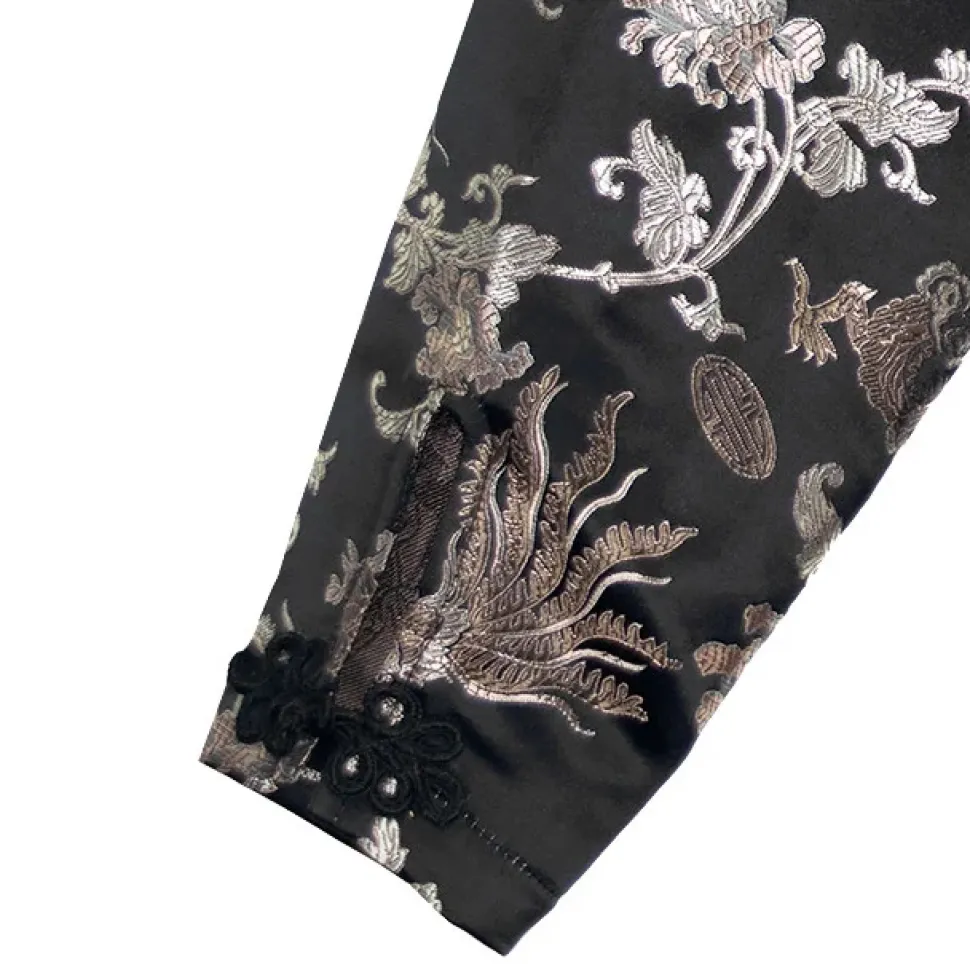 LISTEN FLAVOR China Brocade Shirt