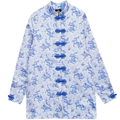 LISTEN FLAVOR China Brocade Shirt