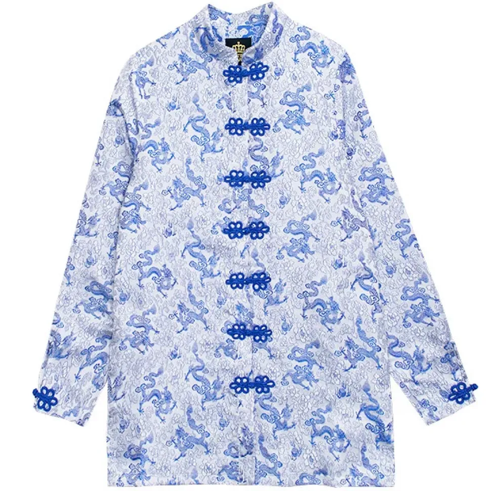 LISTEN FLAVOR China Brocade Shirt