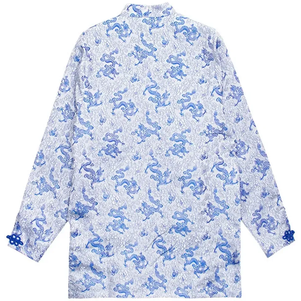 LISTEN FLAVOR China Brocade Shirt