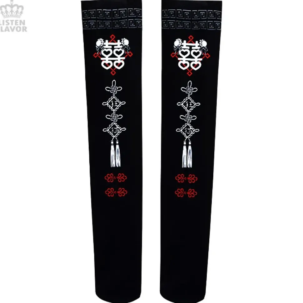 LISTEN FLAVOR China Knee-High Socks