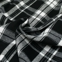 LISTEN FLAVOR Crazy Bear Checkered Shirt