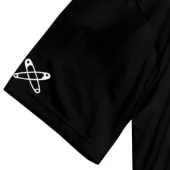 LISTEN FLAVOR Cross Safety Pin Lace-Up Asymmetrical Top