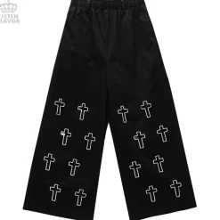 LISTEN FLAVOR Cross Wide Pants