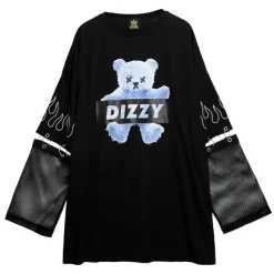 LISTEN FLAVOR Daisy Bear Mesh Big Top