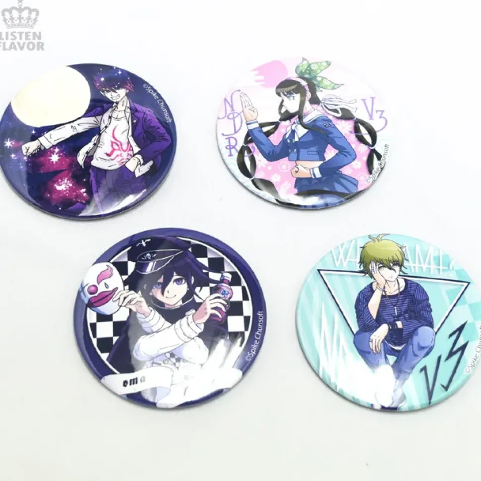 LISTEN FLAVOR Danganronpa V3: Killing Harmony Tin Badge Collection Vol. 2