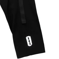 LISTEN FLAVOR Dangerous Safety Pin Separate Sleeve Hoodie