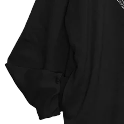 LISTEN FLAVOR Dark Cross Studded Hoodie