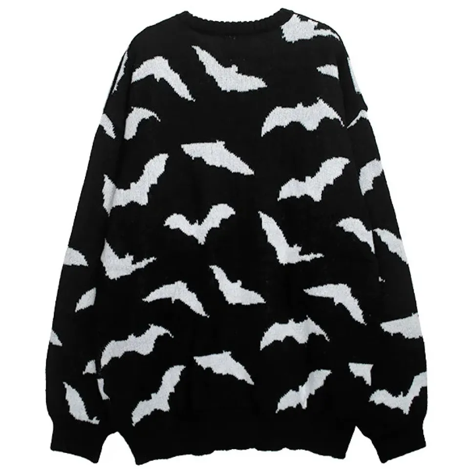 LISTEN FLAVOR Dark Night Bat Knit
