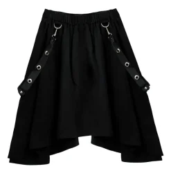 LISTEN FLAVOR Dark Nights Hemline Maxi Skirt