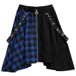 LISTEN FLAVOR Dark Nights Hemline Maxi Skirt