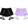 LISTEN FLAVOR Detachable Harness Garter Belt Shorts