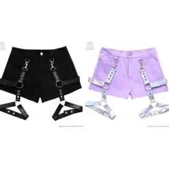 LISTEN FLAVOR Detachable Harness Garter Belt Shorts