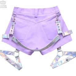 LISTEN FLAVOR Detachable Harness Garter Belt Shorts