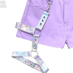 LISTEN FLAVOR Detachable Harness Garter Belt Shorts