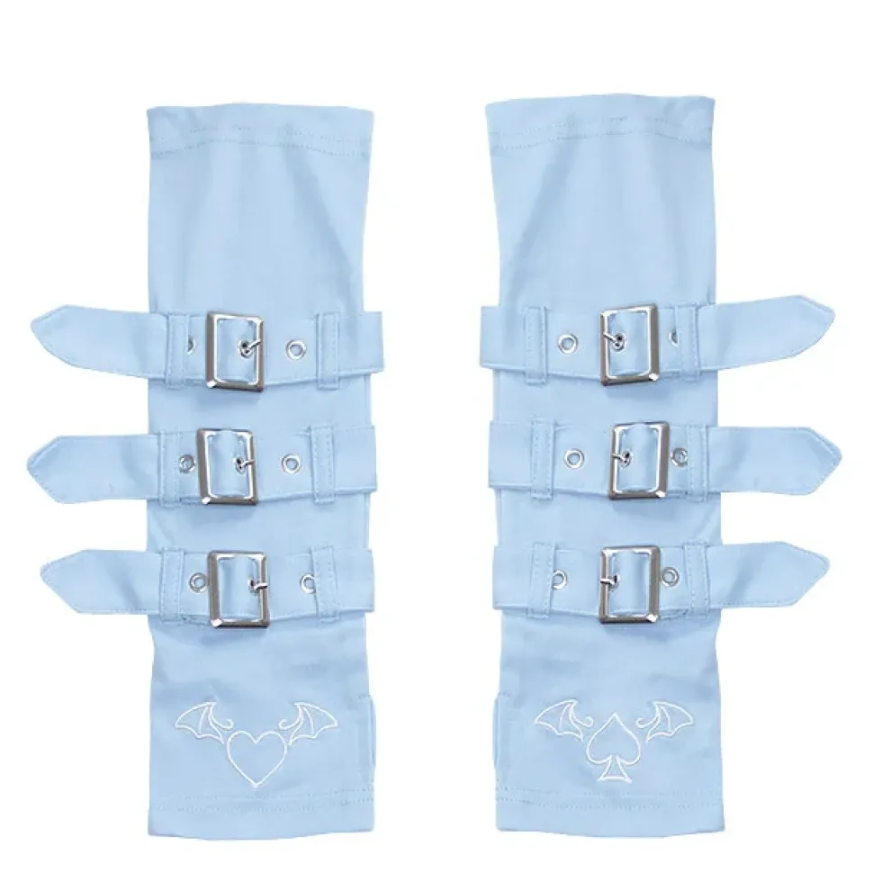 LISTEN FLAVOR Devil Heart Triple Belt Arm Warmer