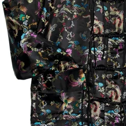 LISTEN FLAVOR Dragon China Brocade Shirt Black Dragon