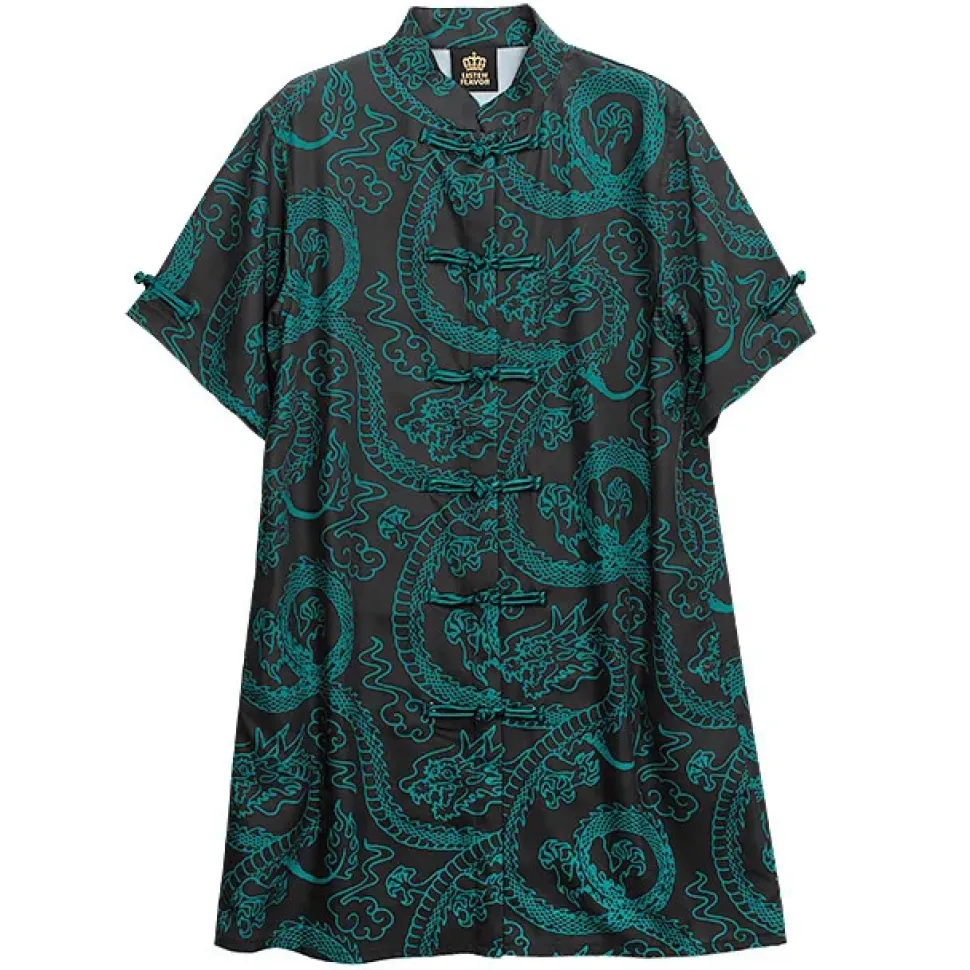 LISTEN FLAVOR Dragon Pattern China Shirt